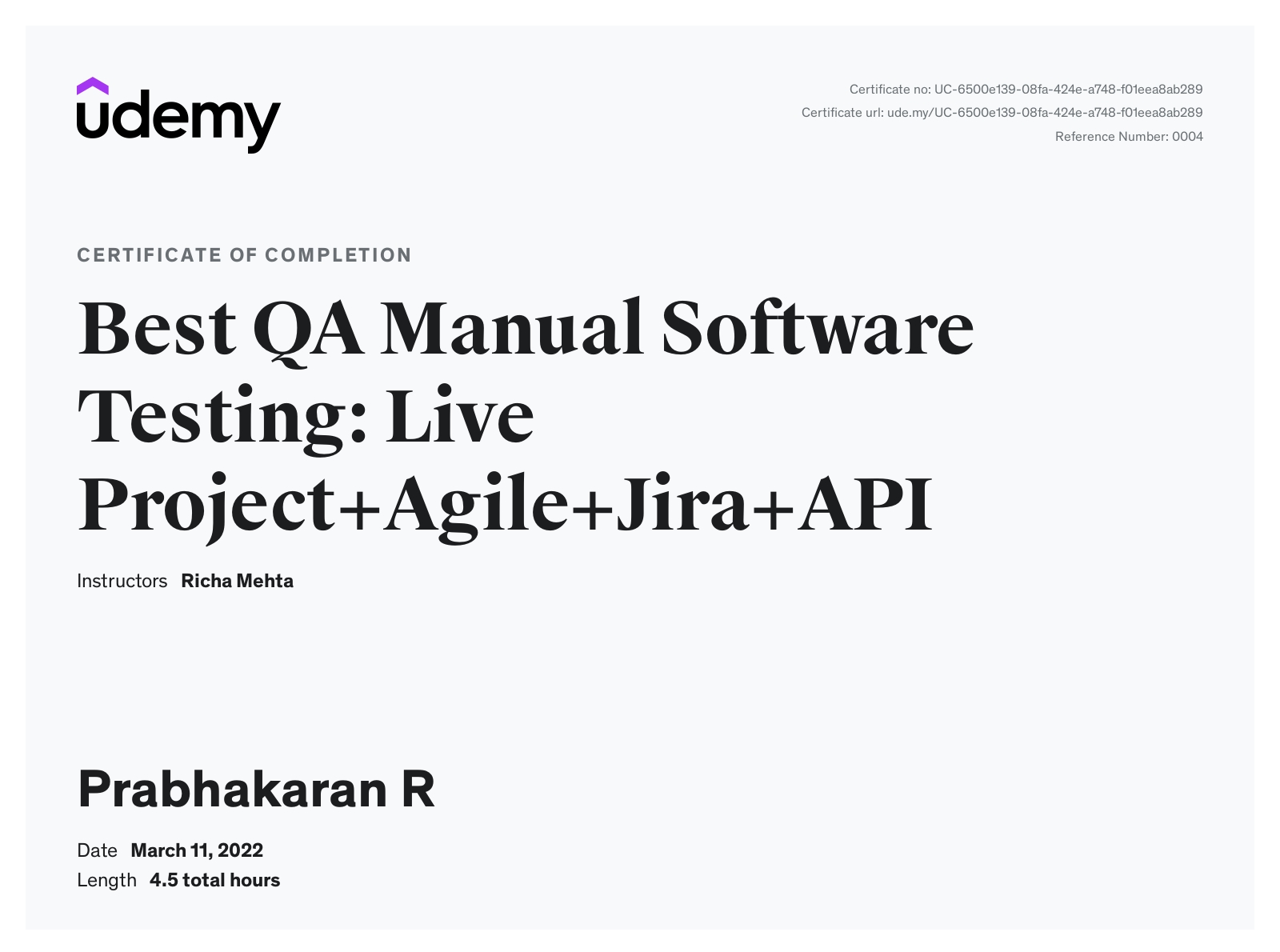 QA Manual Testing